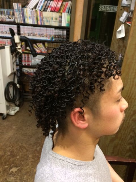 スパイラルパーマ