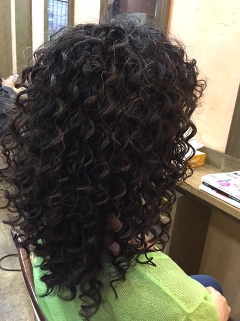 スパイラルパーマ