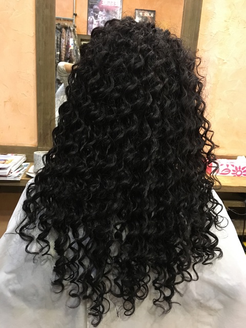 スパイラルパーマ