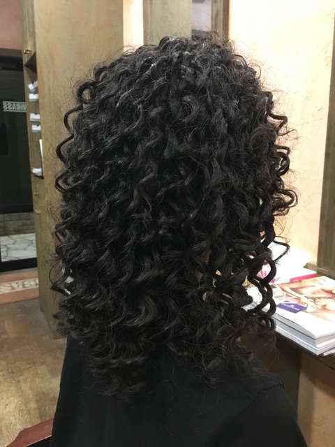 スパイラルパーマ